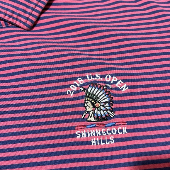 B Draddy Sport Performance US Open Polo Shirt Mens Shinnecock Hills Golf Club - Picture 7 of 10